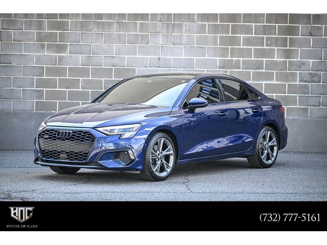 Navarra Blue Metallic 2024 Audi A3 40 TFSI quattro Premium AWD Sedan All-Wheel Drive Automatic