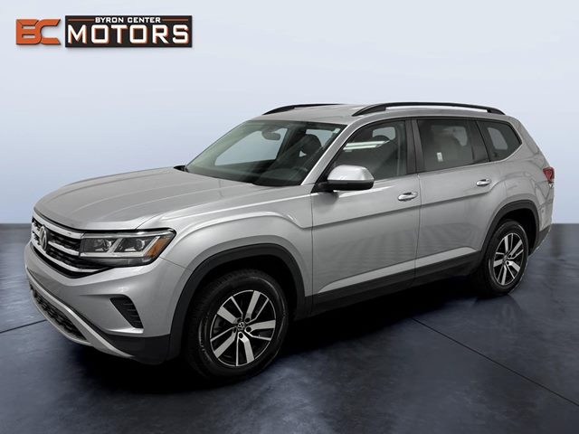 Pyrite Silver Metallic 2021 Volkswagen Atlas SE 4Motion SUV / Crossover All-Wheel Drive Automatic