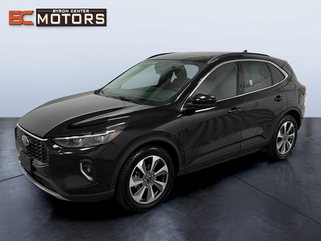 Agate Black Metallic 2023 Ford Escape Hybrid Platinum AWD SUV / Crossover All-Wheel Drive Automatic