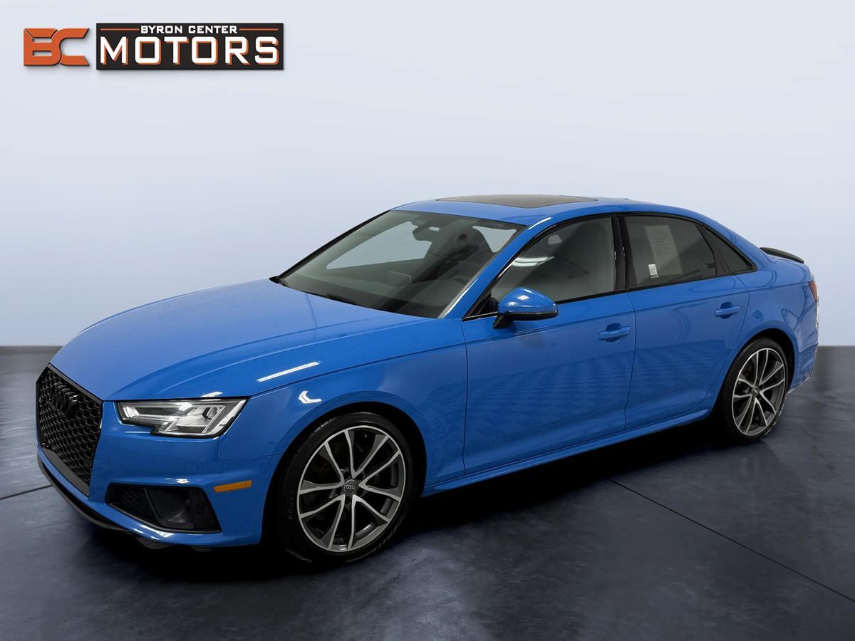 Navarra Blue Metallic 2019 Audi S4 Sedan All-Wheel Drive Automatic