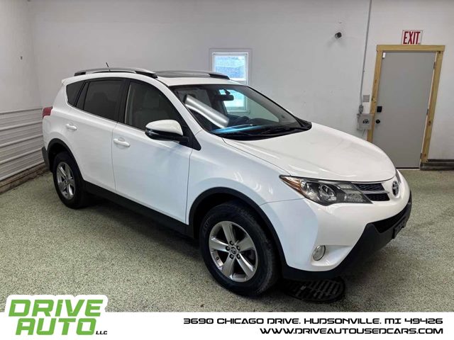Super White 2015 Toyota RAV4 XLE AWD SUV / Crossover All-Wheel Drive Automatic