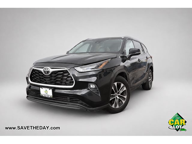 Midnight Black Metallic 2021 Toyota Highlander SUV / Crossover All-Wheel Drive Automatic