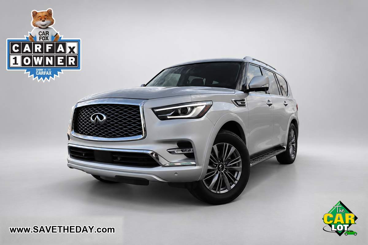 Gray (Liquid Platinum) 2022 INFINITI QX80 SUV / Crossover Rear-Wheel Drive Automatic