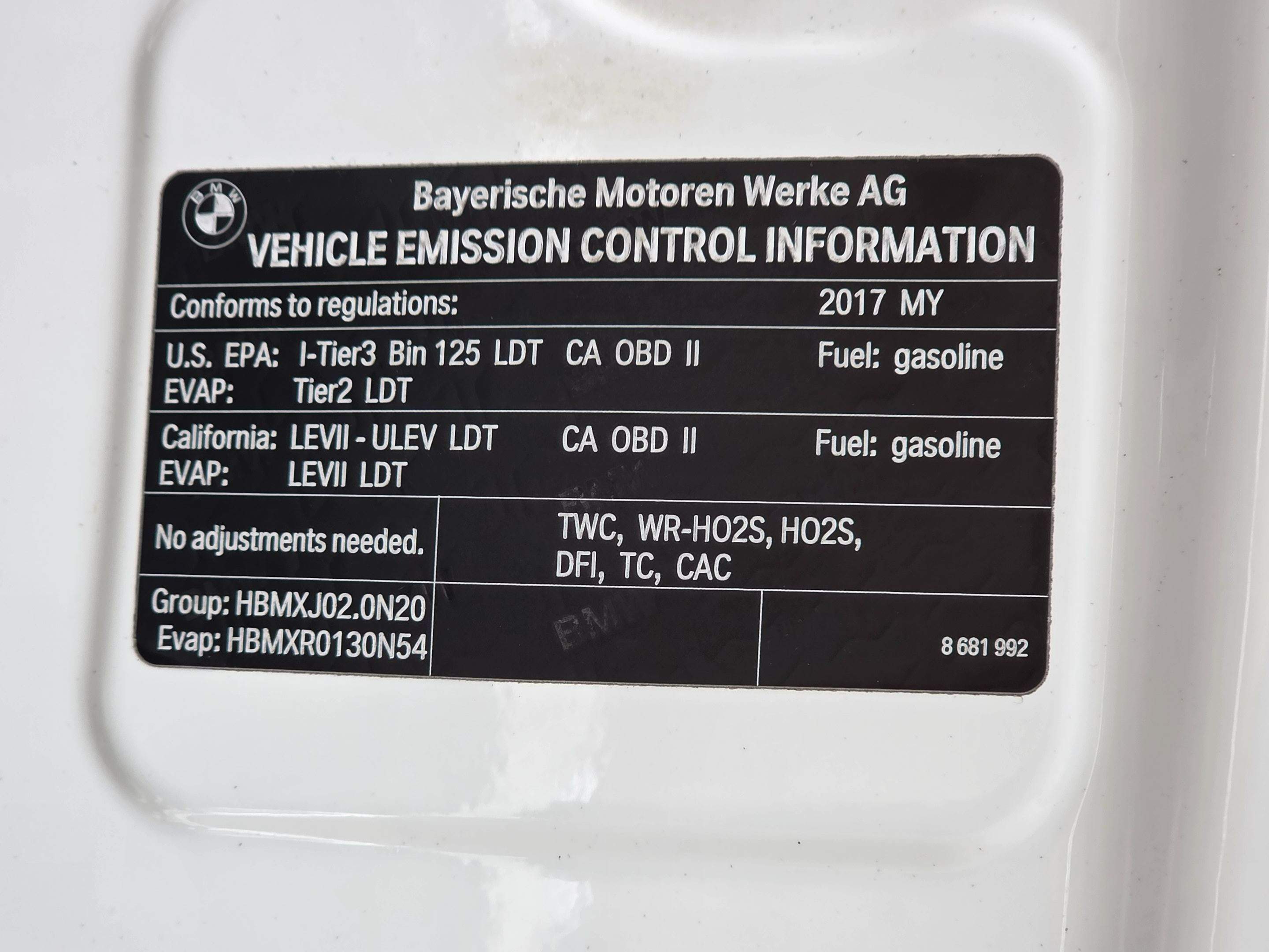 2017 Bmw X3 xDrive28i photo 51