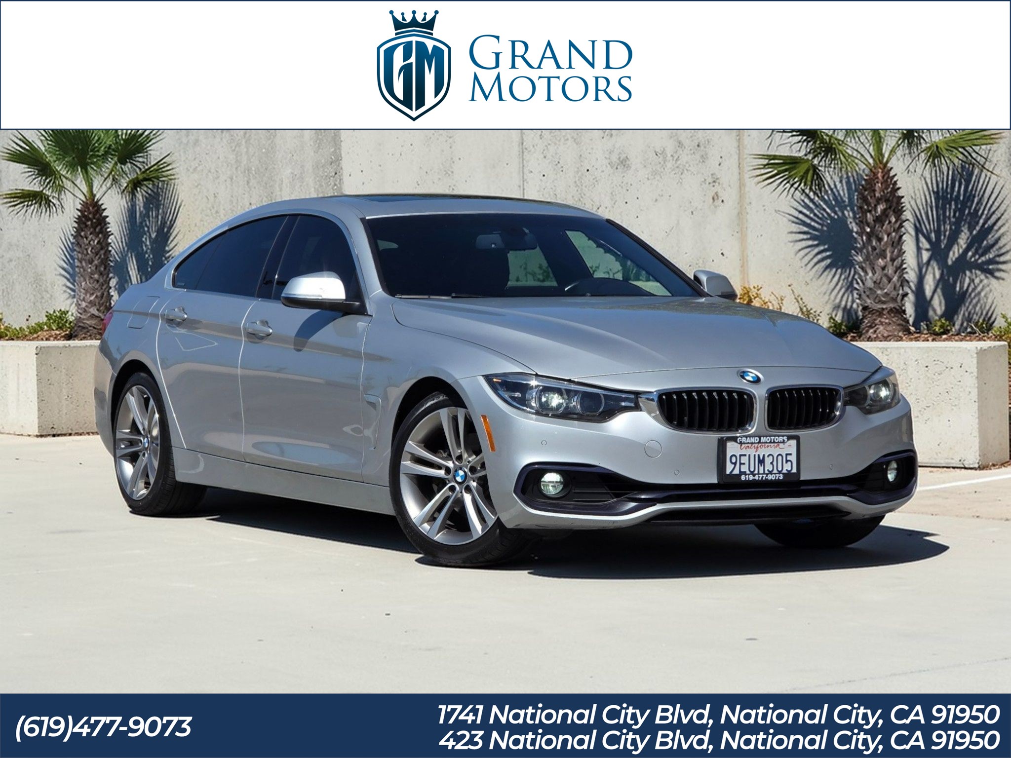 2019 BMW 4 Series 430i Gran Coupe RWD