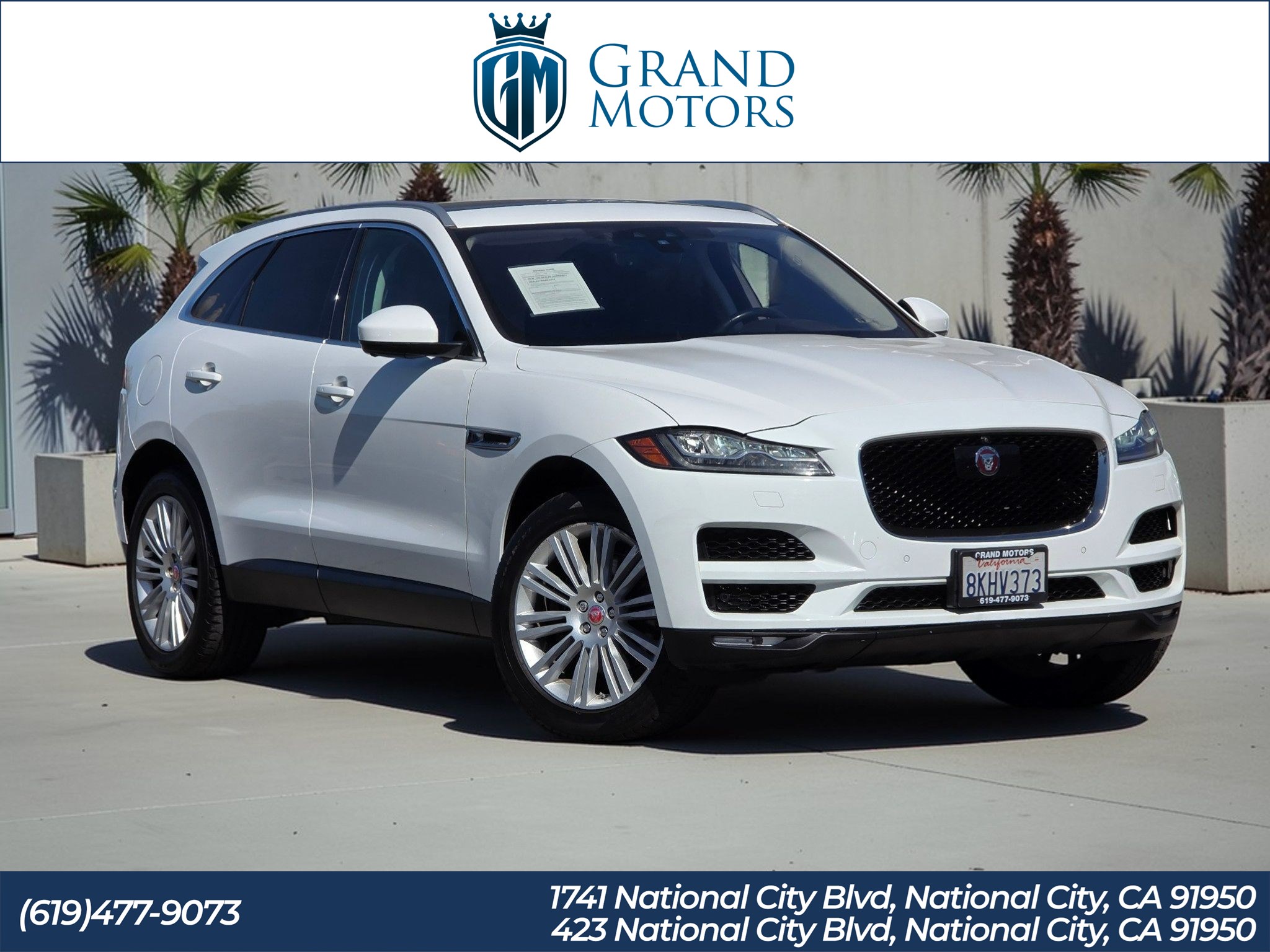 2019 Jaguar F-PACE 30t Portfolio AWD