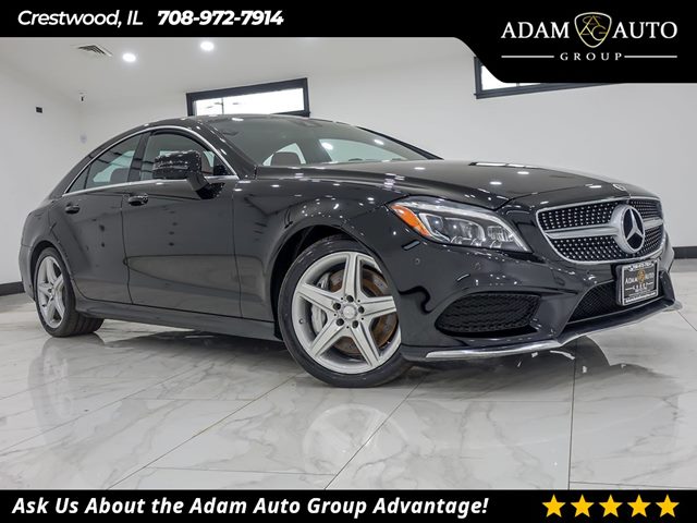 Black 2016 Mercedes-Benz CLS 550 4MATIC Sedan All-Wheel Drive Automatic