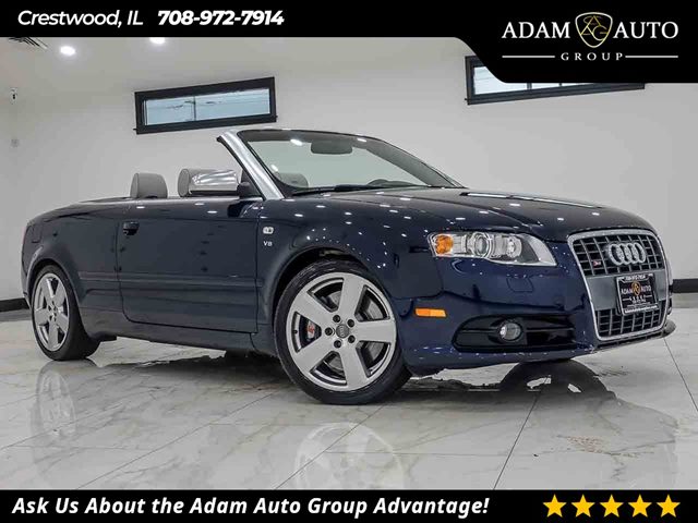 Dolphin Gray Metallic 2007 Audi S4 Convertible All-Wheel Drive Automatic