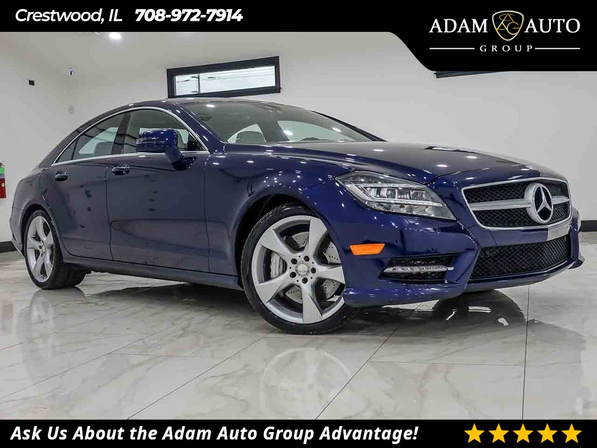 designo Mystic Blue 2014 Mercedes-Benz CLS Sedan All-Wheel Drive Automatic
