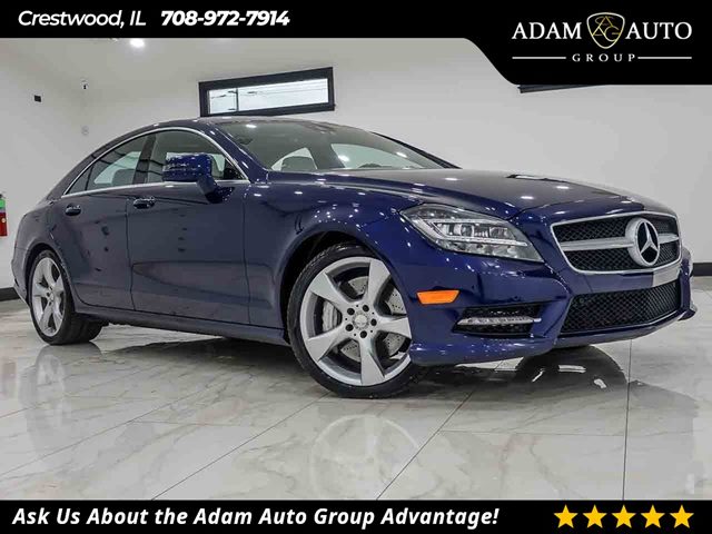 designo Mystic Blue 2014 Mercedes-Benz CLS Sedan All-Wheel Drive Automatic