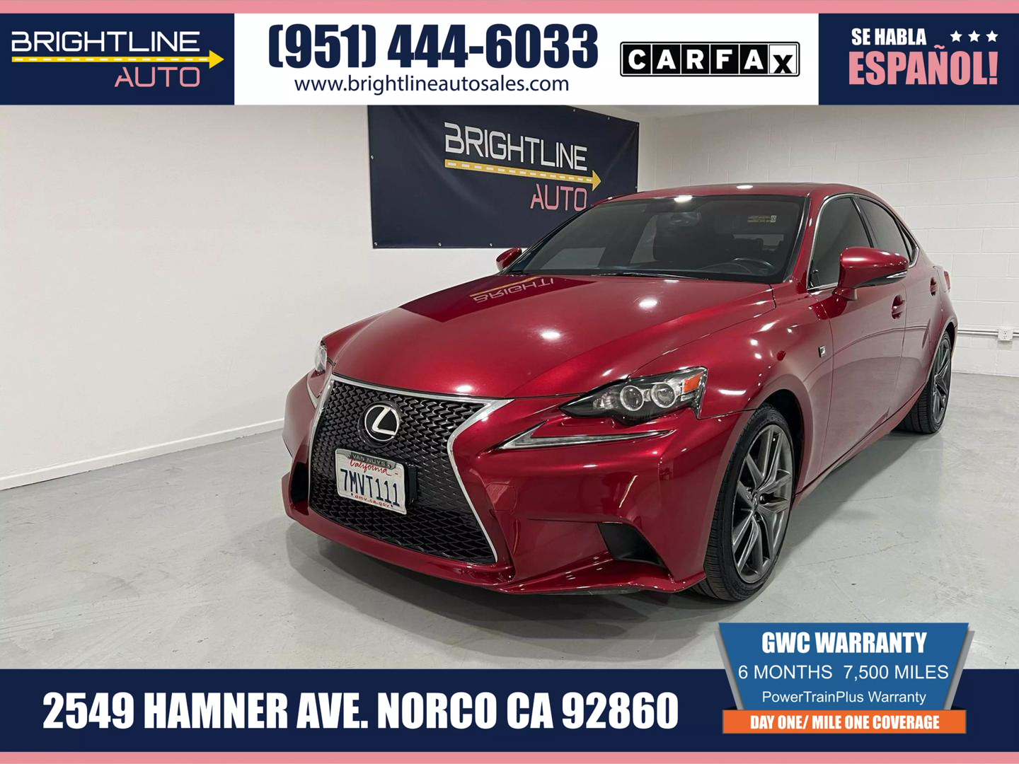 2014 Lexus IS 250 Sport