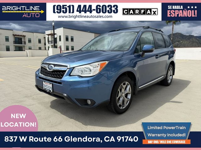 Quartz Blue Pearl 2016 Subaru Forester 2.5i Touring SUV / Crossover All-Wheel Drive Automatic