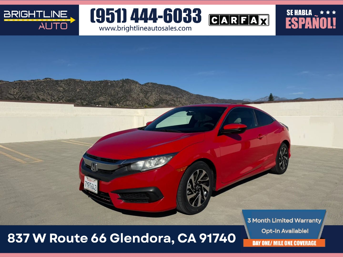 2017 Honda Civic Coupe LX-P