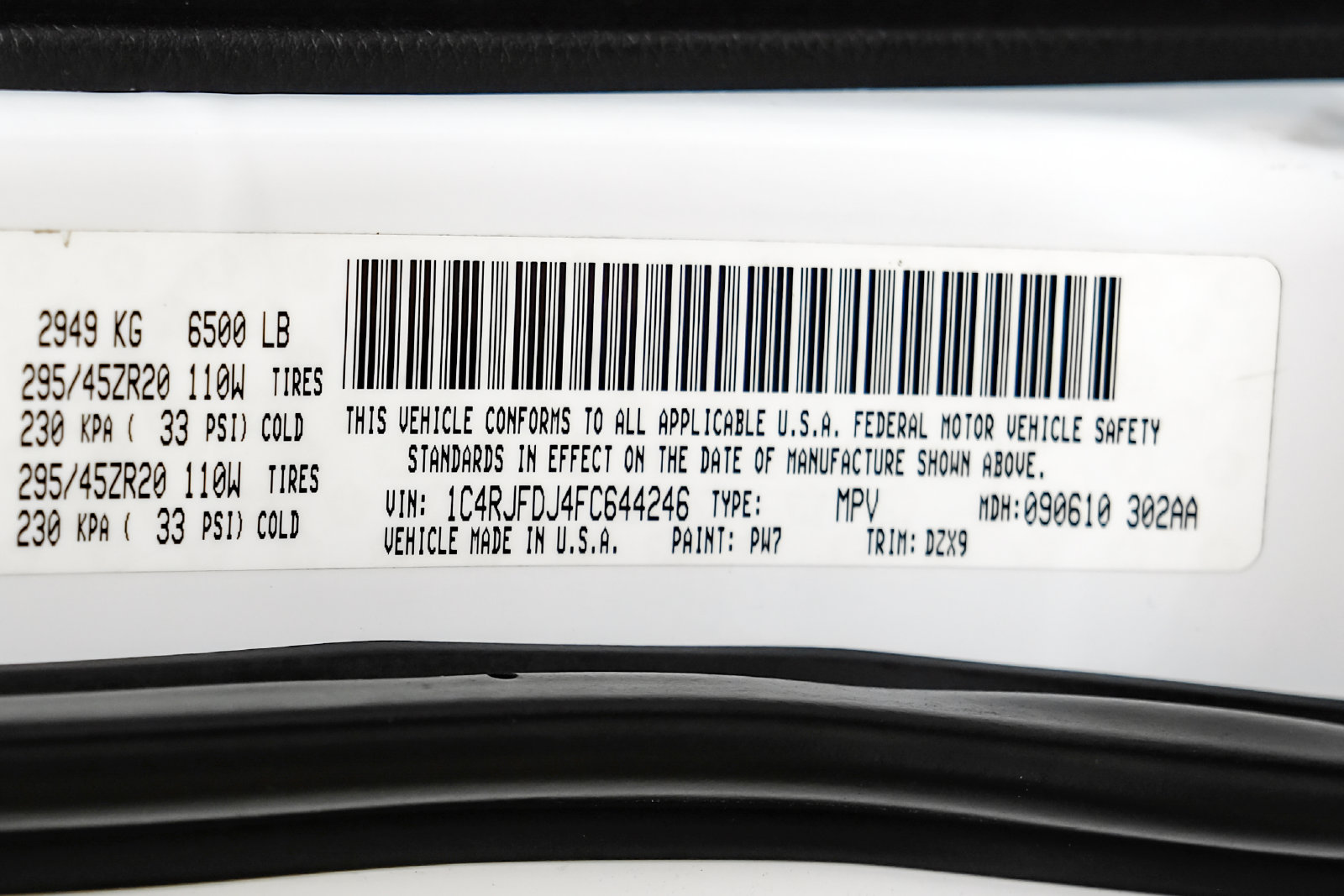 Photo 71 of this Jeep Grand Cherokee