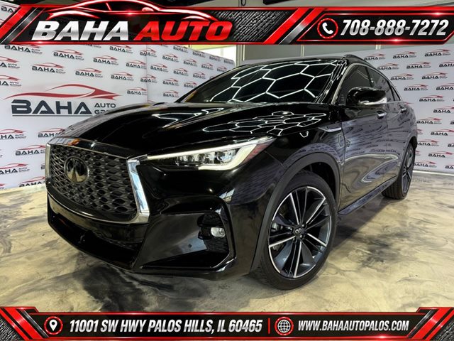 Black Obsidian 2025 INFINITI QX55 SUV / Crossover All-Wheel Drive Automatic