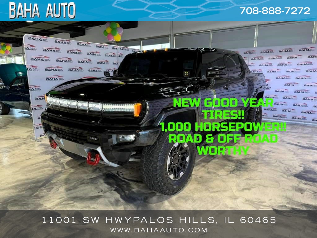 Void Black 2024 GMC Hummer EV Pickup Pickup Truck All-Wheel Drive Automatic