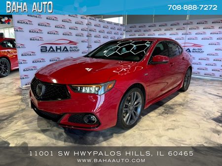 2019 Acura TLX w/A-Spec Pkg Red Leather