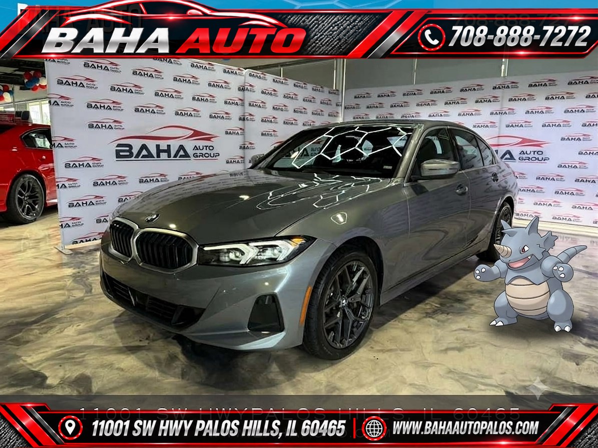 Gray (Brooklyn Grey Metallic) 2026 BMW 3 Series Sedan All-Wheel Drive Automatic