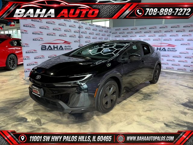 Midnight Black Metallic 2025 Toyota Prius Hatchback Front-Wheel Drive Automatic
