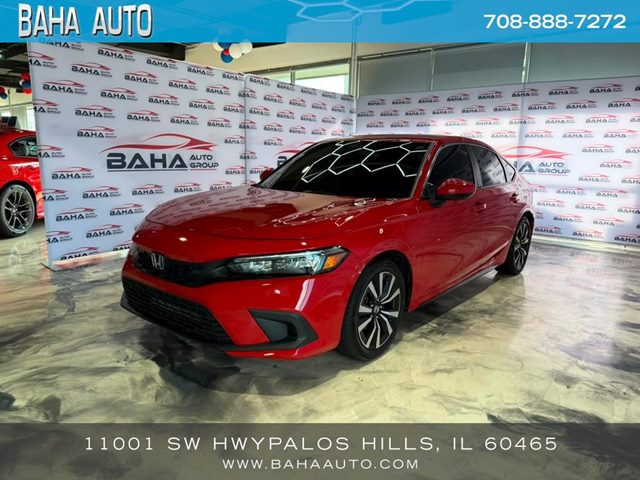 Rallye Red 2024 Honda Civic Hatchback Hatchback Front-Wheel Drive Automatic