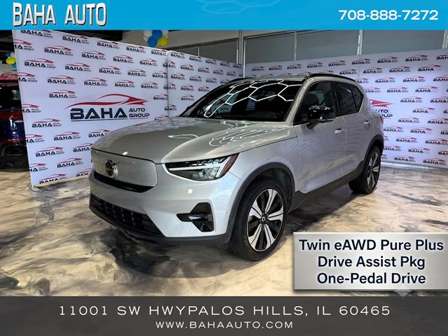Silver Dawn Metallic 2023 Volvo XC40 Recharge SUV / Crossover All-Wheel Drive Automatic