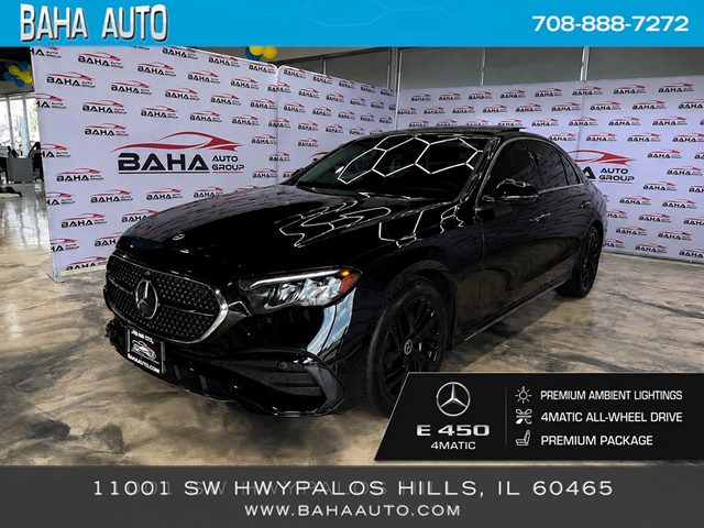 Black 2025 Mercedes-Benz E-Class Sedan Rear-Wheel Drive Automatic