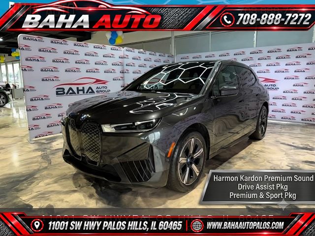 Gray (Dark Graphite Metallic) 2024 BMW iX SUV / Crossover All-Wheel Drive Automatic