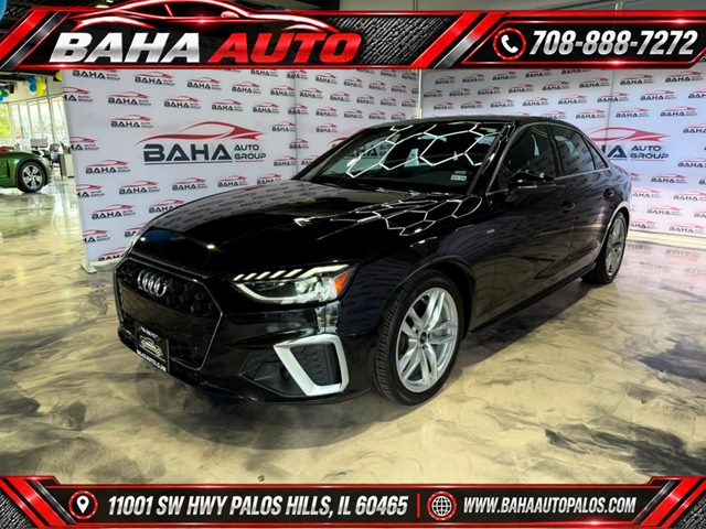 Mythos Black Metallic 2024 Audi A4 Sedan All-Wheel Drive Automatic