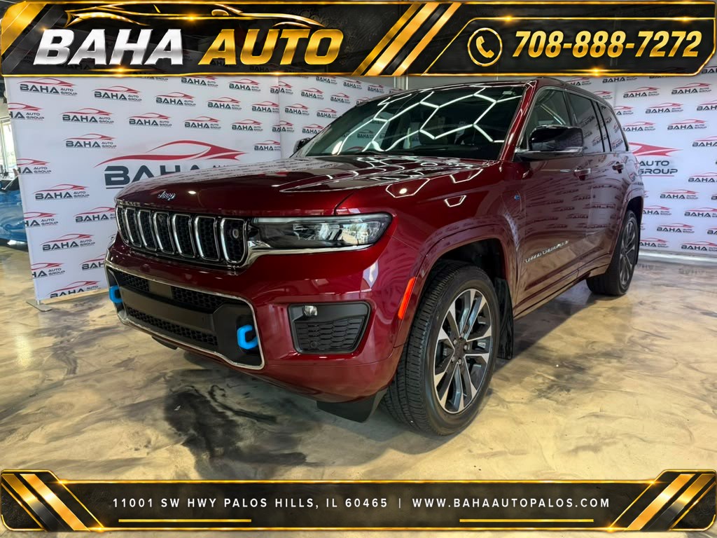 Velvet Red Pearlcoat 2022 Jeep Grand Cherokee 4xe SUV / Crossover Four-Wheel Drive Automatic