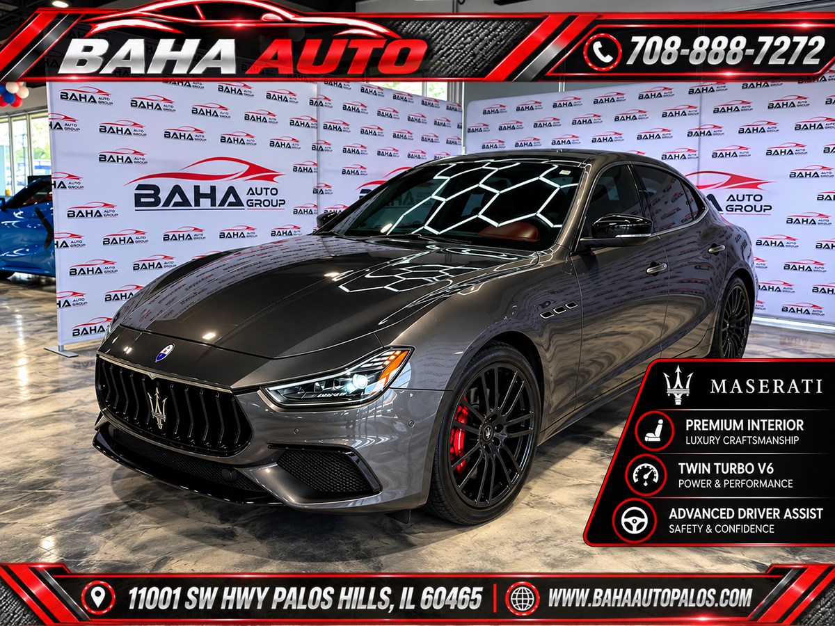 2022 Maserati Ghibli Grigio Maratea Metallic Sedán Tracción en las cuatro ruedas Automática