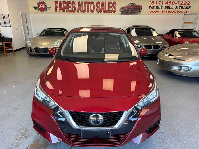 Red (Scarlet Ember Pearl Metallic) 2020 Nissan Versa SV FWD Sedan Front-Wheel Drive Automatic