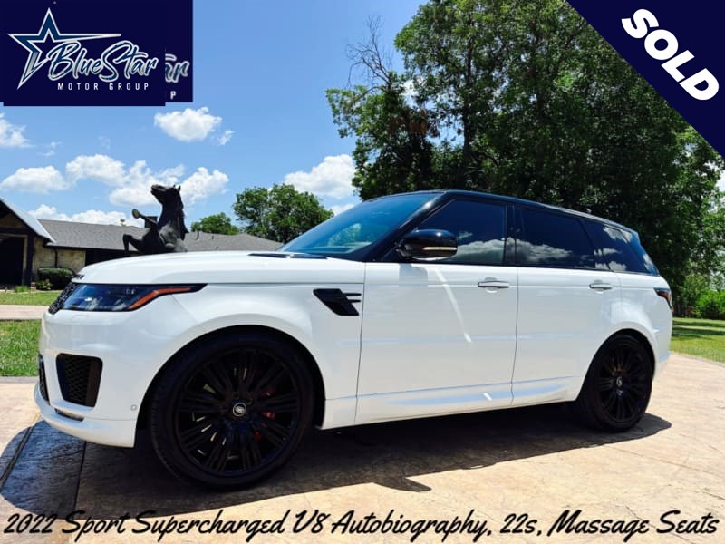 Sold 2022 Land Rover Range Rover Sport Autobiography