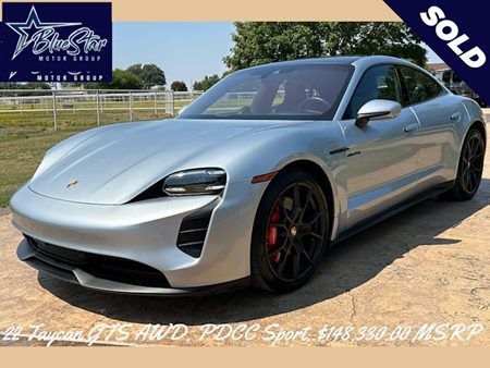 Sold 2022 Porsche Taycan GTS