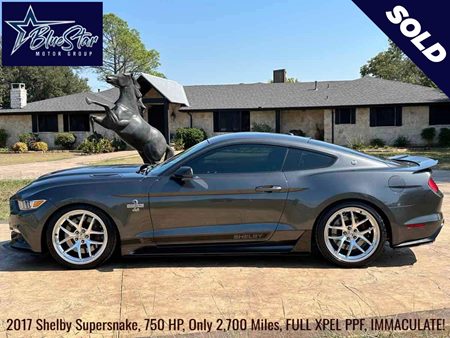 Sold 2017 Ford Mustang SHELBY SUPER SNAKE 750HP