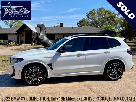 Sold 2022 BMW X3 M COMPETITION