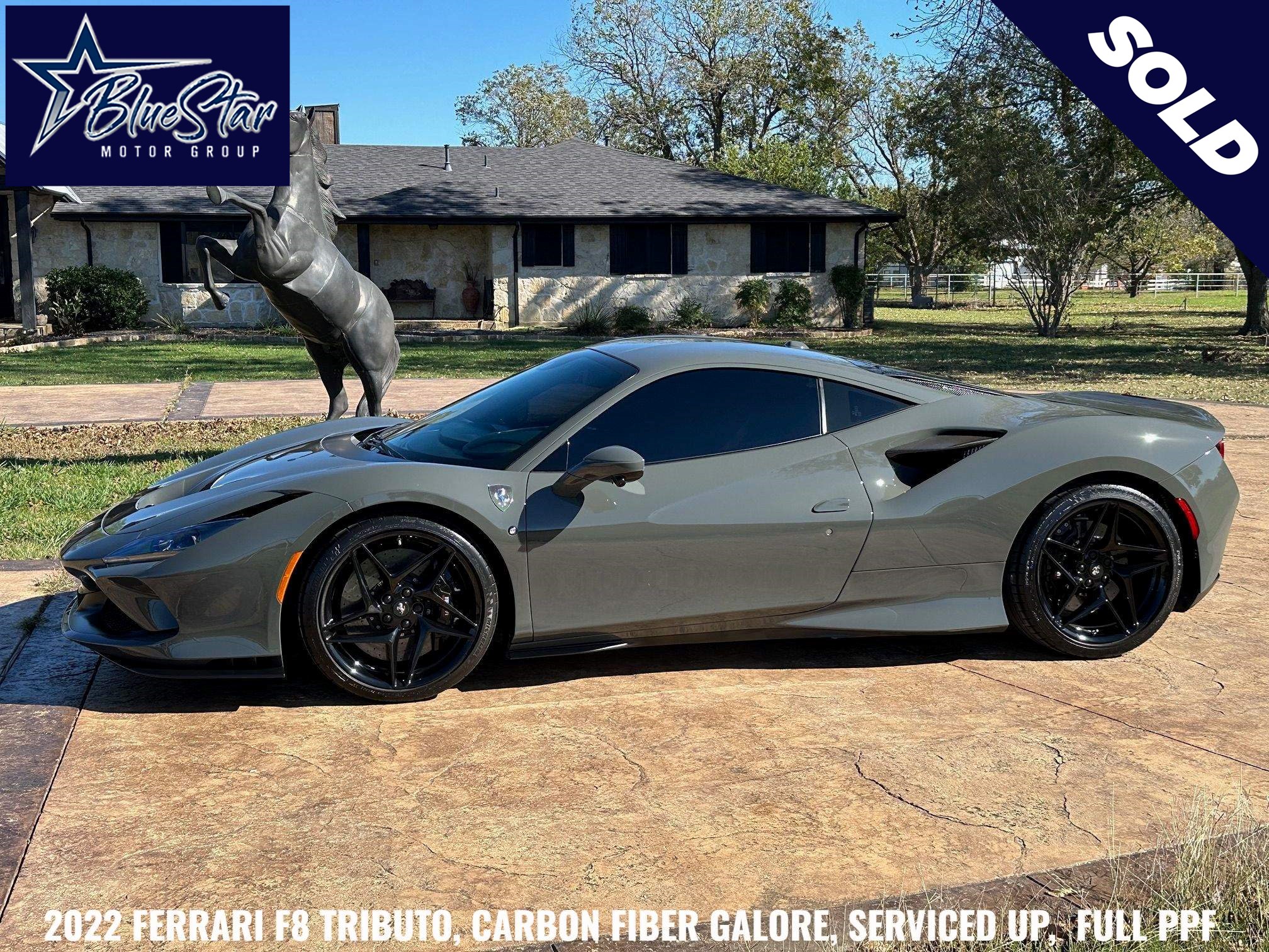 Sold 2022 Ferrari F8 Tributo in Argyle