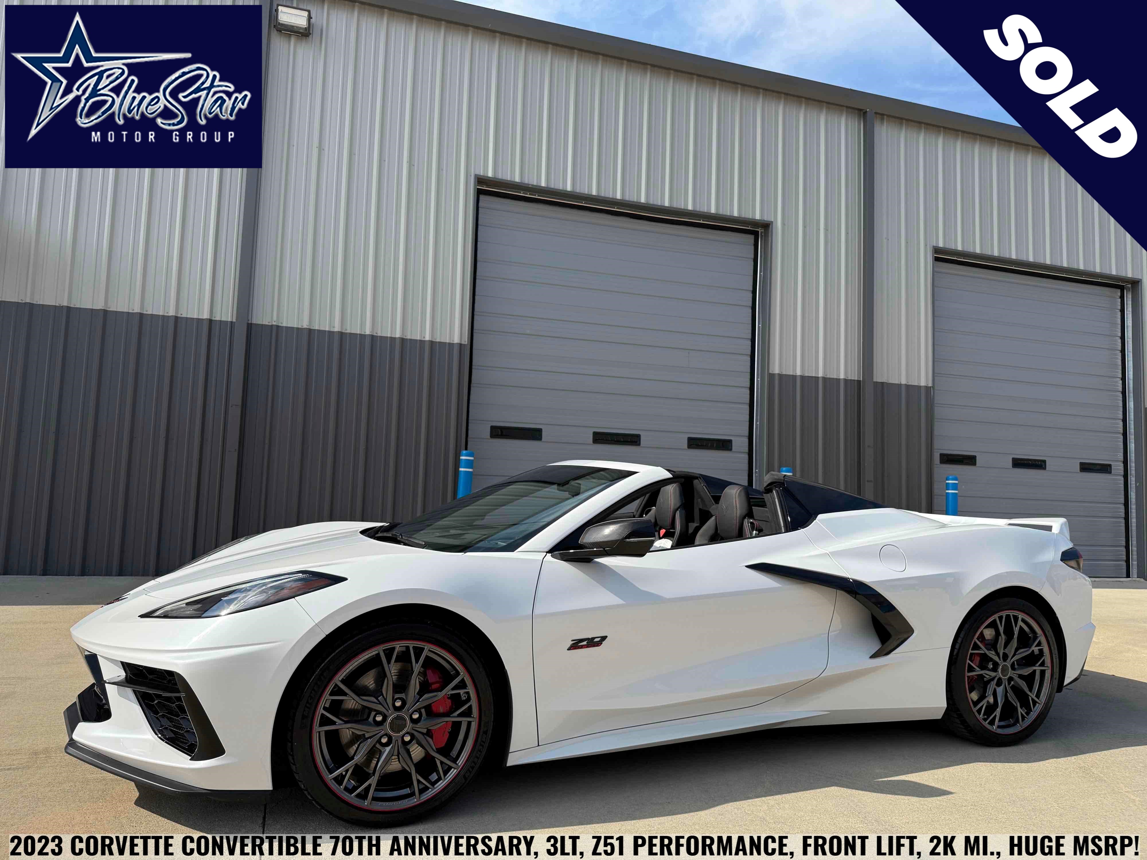 Sold 2023 Chevrolet Corvette 3LT Z51 Anniversary in Argyle, image size:4000x3000