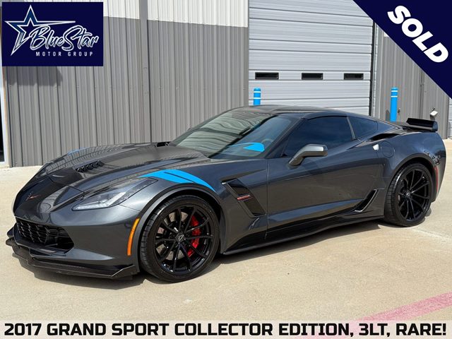 Watkins Glen Gray Metallic 2017 Chevrolet Corvette Grand Sport 3LT Coupe RWD Coupe Rear-Wheel Drive Automatic
