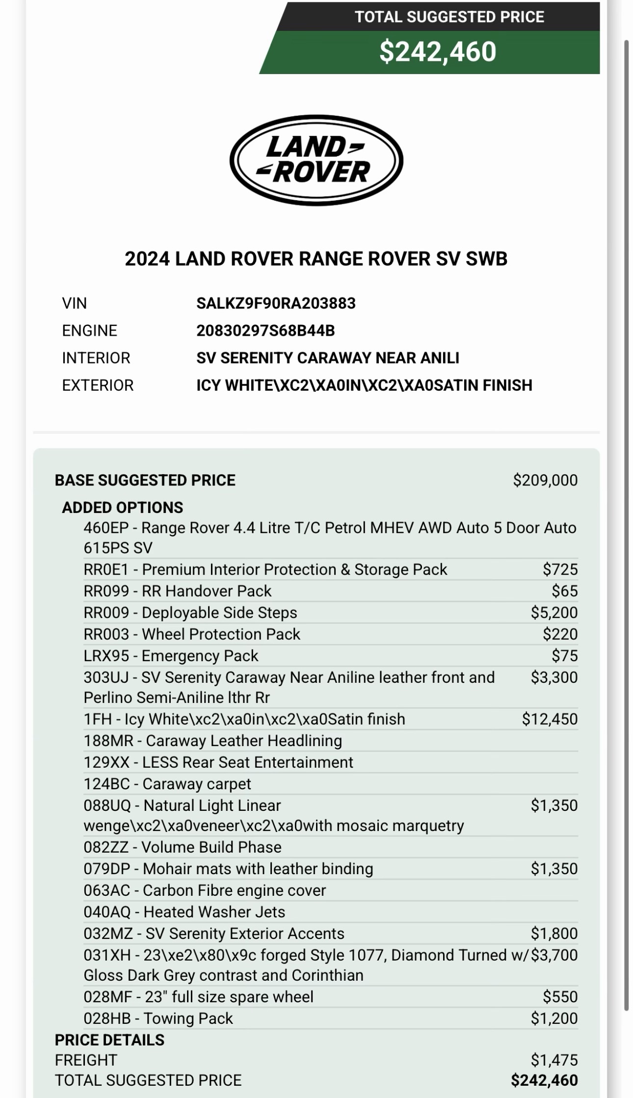 2024 Land Rover Range Rover SV - Photo 8