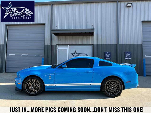 Grabber Blue 2014 Ford Mustang Shelby GT500 Coupe Rear-Wheel Drive Manual