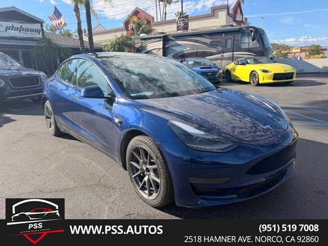 Deep Blue Metallic 2023 Tesla Model 3 RWD Sedan Rear-Wheel Drive Automatic