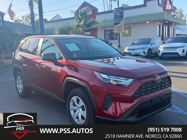 Red (Ruby Flare Pearl) 2025 Toyota RAV4 LE AWD SUV / Crossover All-Wheel Drive Automatic