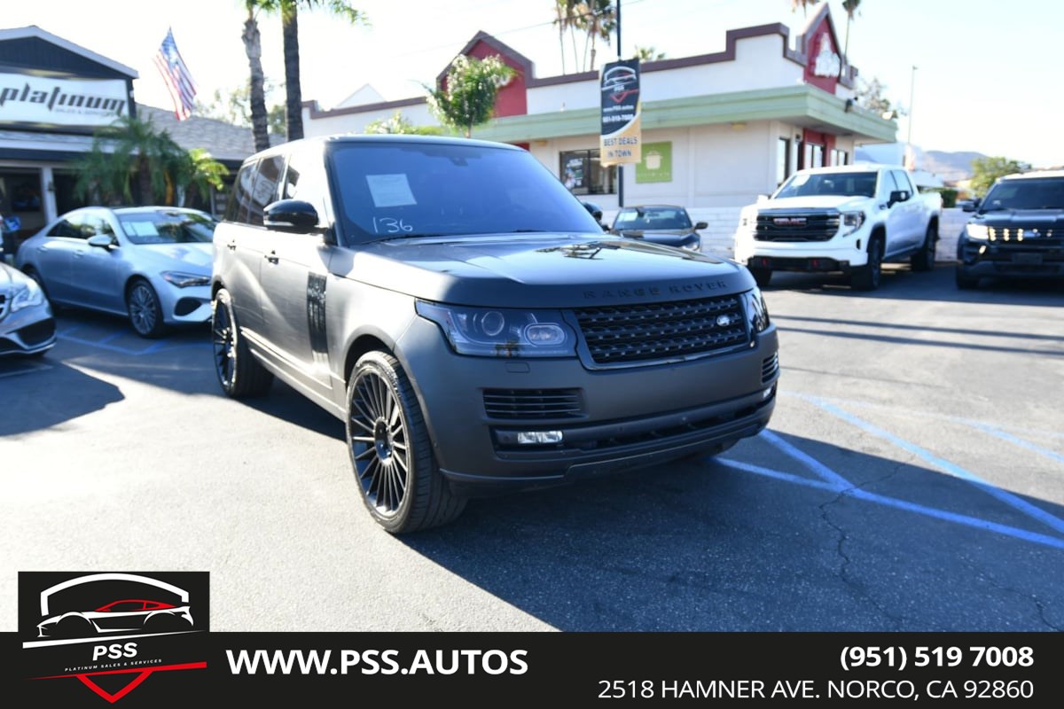  2016 Land Rover Range Rover SUV / Crossover All-Wheel Drive Automatic