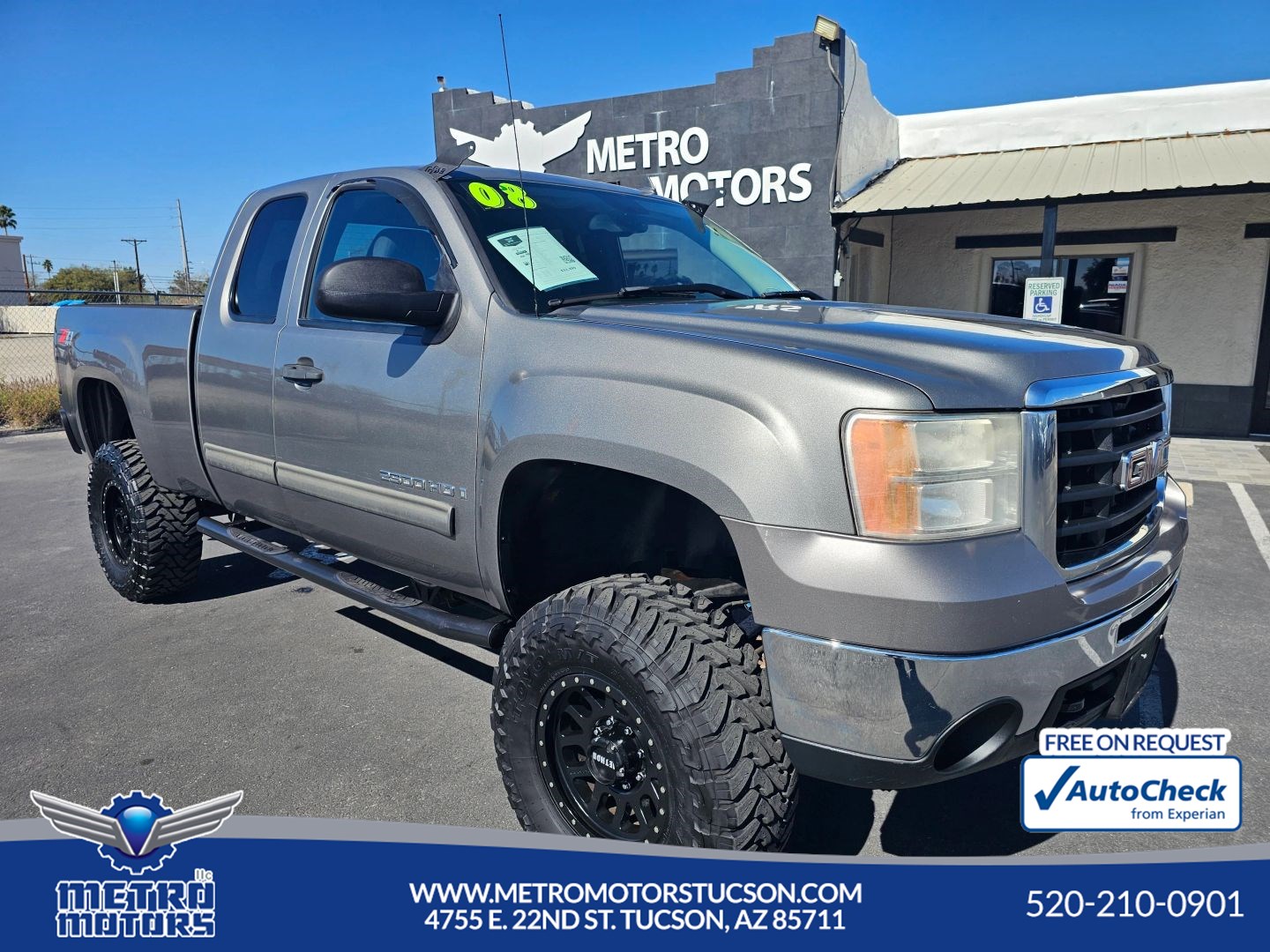 2008 GMC Sierra 2500HD SLE1 Ext. Cab 4WD