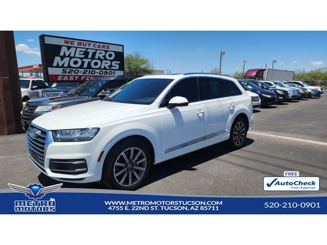 Carrara White 2018 Audi Q7 SUV / Crossover Automatic