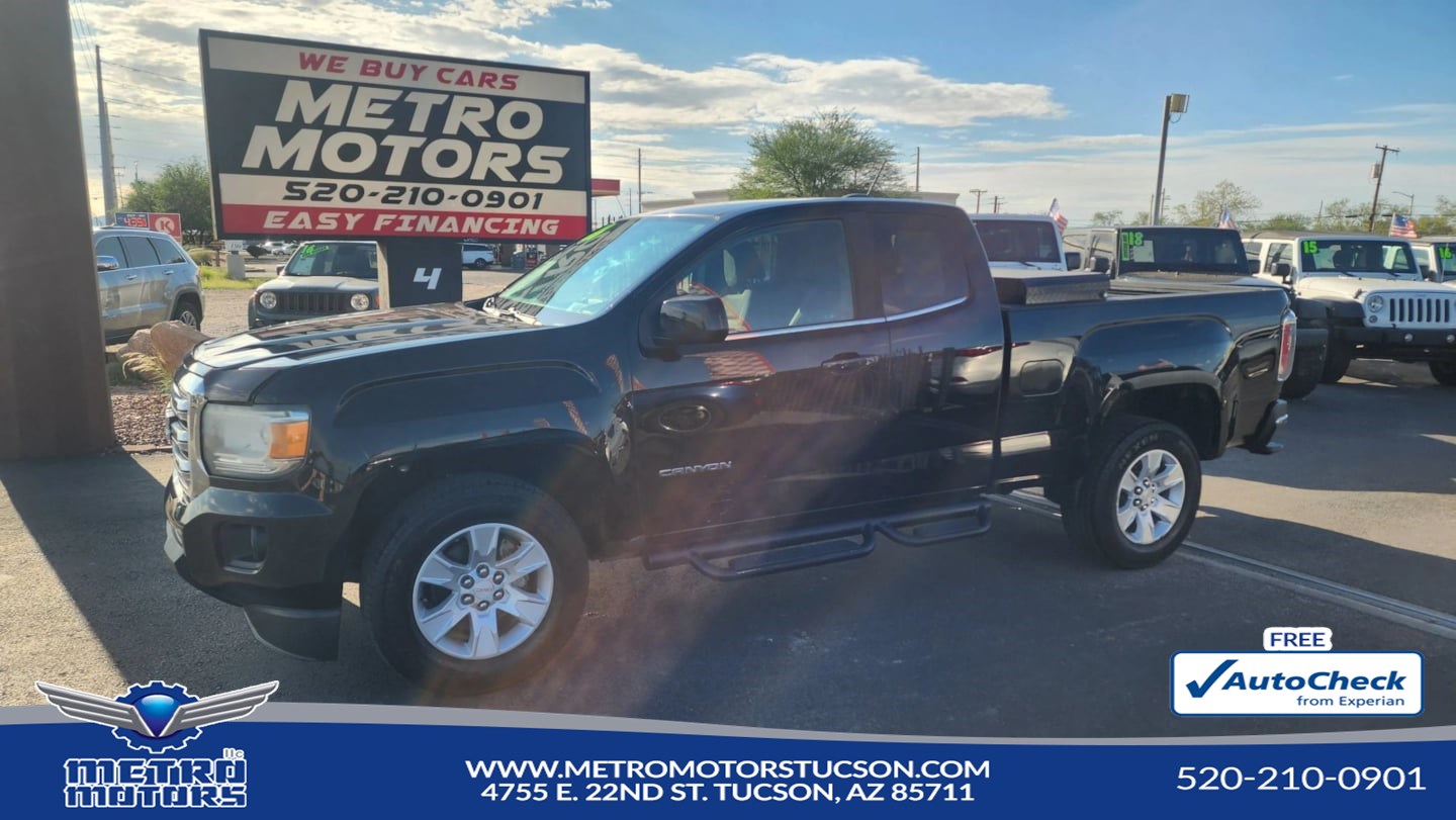 Onyx Black 2016 GMC Canyon Pickup Truck 4X2 Automatic
