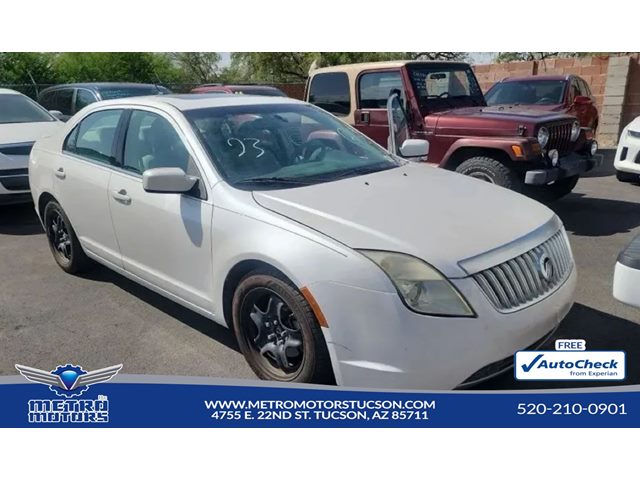 White Platinum Metallic Tri-Coat 2010 Mercury Milan Sedan Front-Wheel Drive Automatic