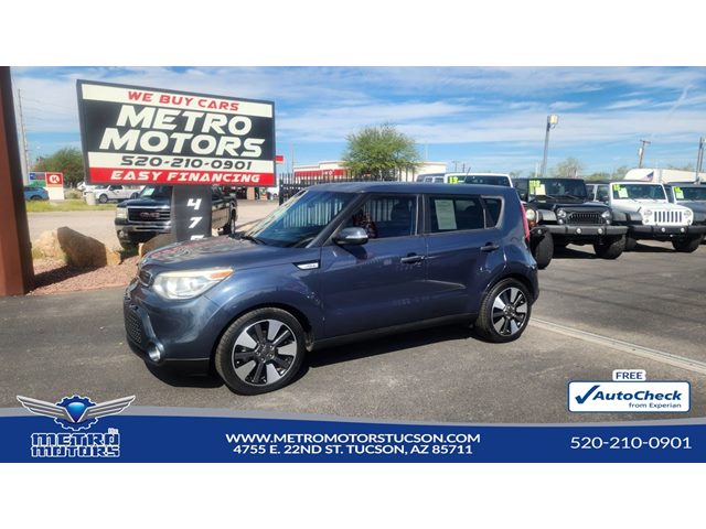 Fathom Blue 2015 Kia Soul Wagon Front-Wheel Drive Automatic