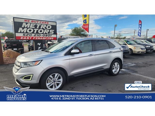 Ingot Silver Metallic 2015 Ford Edge SUV / Crossover Front-Wheel Drive Automatic