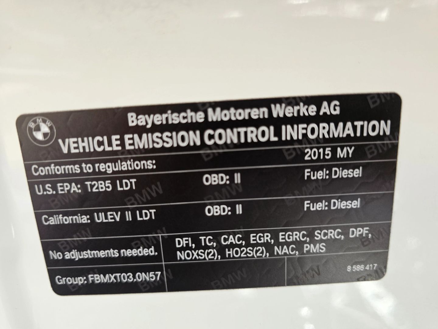 2015 Bmw X5 xDrive35d photo 34